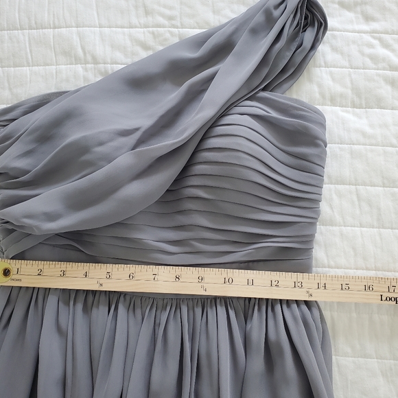 Dove and Dahlia Long Romantic Slate Grey Maxi Dress Size 4 - Picture 5 of 10